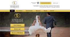 Desktop Screenshot of marriagecelebrants.org.au