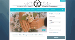 Desktop Screenshot of marriagecelebrants.com.au